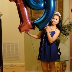 Tobi Blue Mini Dress